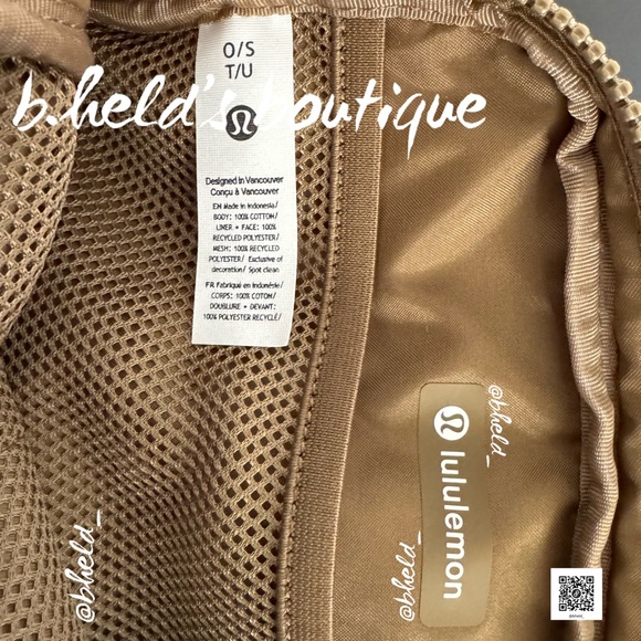lululemon Everywhere Belt Bag *Canvas (Cotton) in Artifact One Size 1L New NWT - Picture 14 of 15